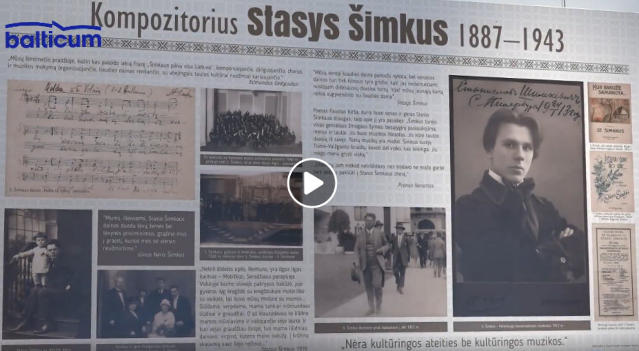 Reportažas apie kilnojamą parodą „Jie kūrė Lietuvą“